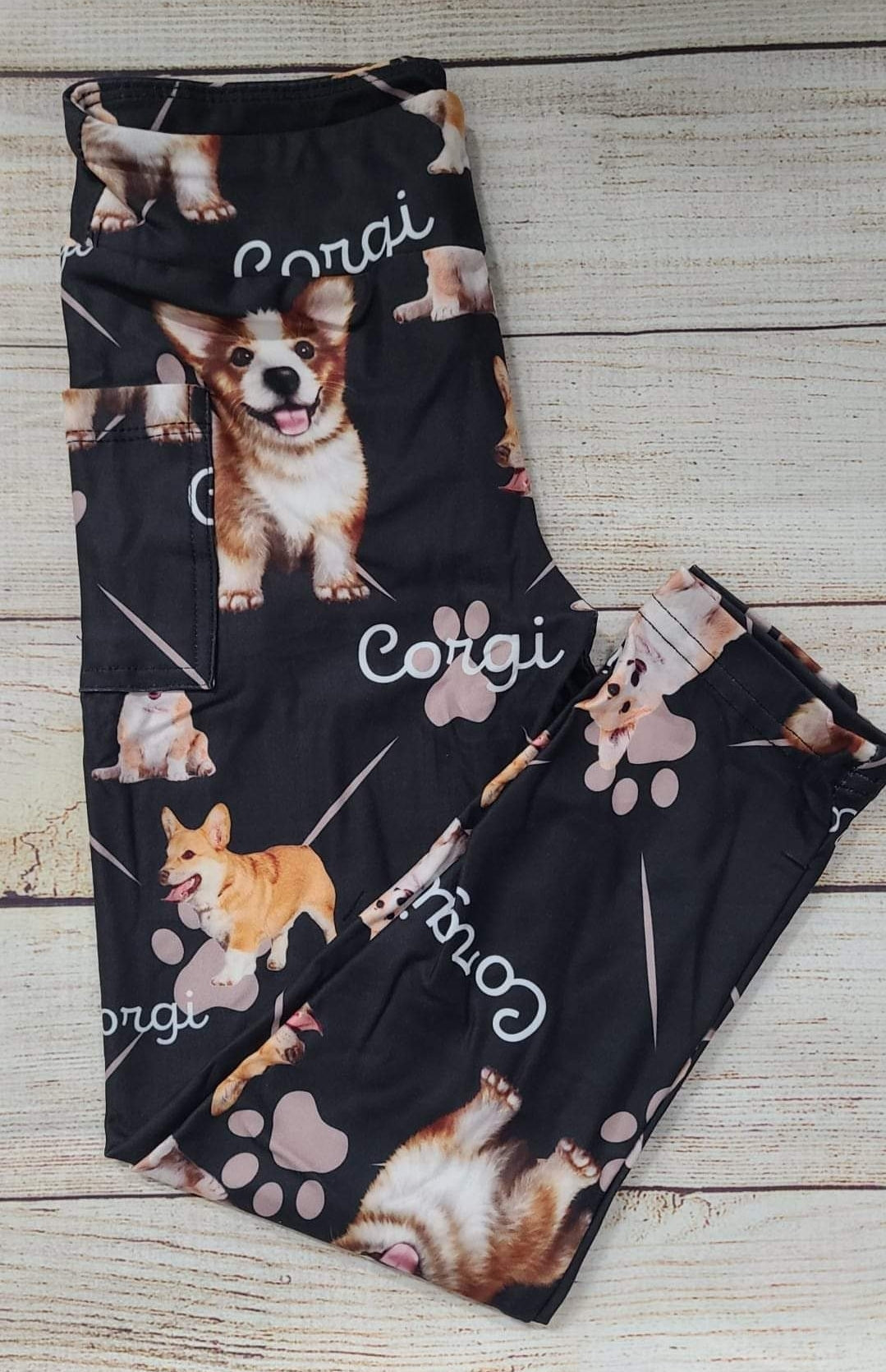 Corgi Leggings,Capris, Lounge Pants, Joggers and shorts
