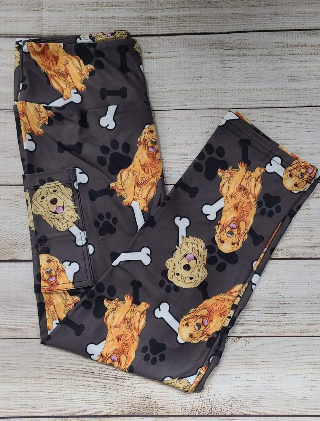 Golden Retriever Leggings,Capris, Lounge Pants, Joggers and shorts