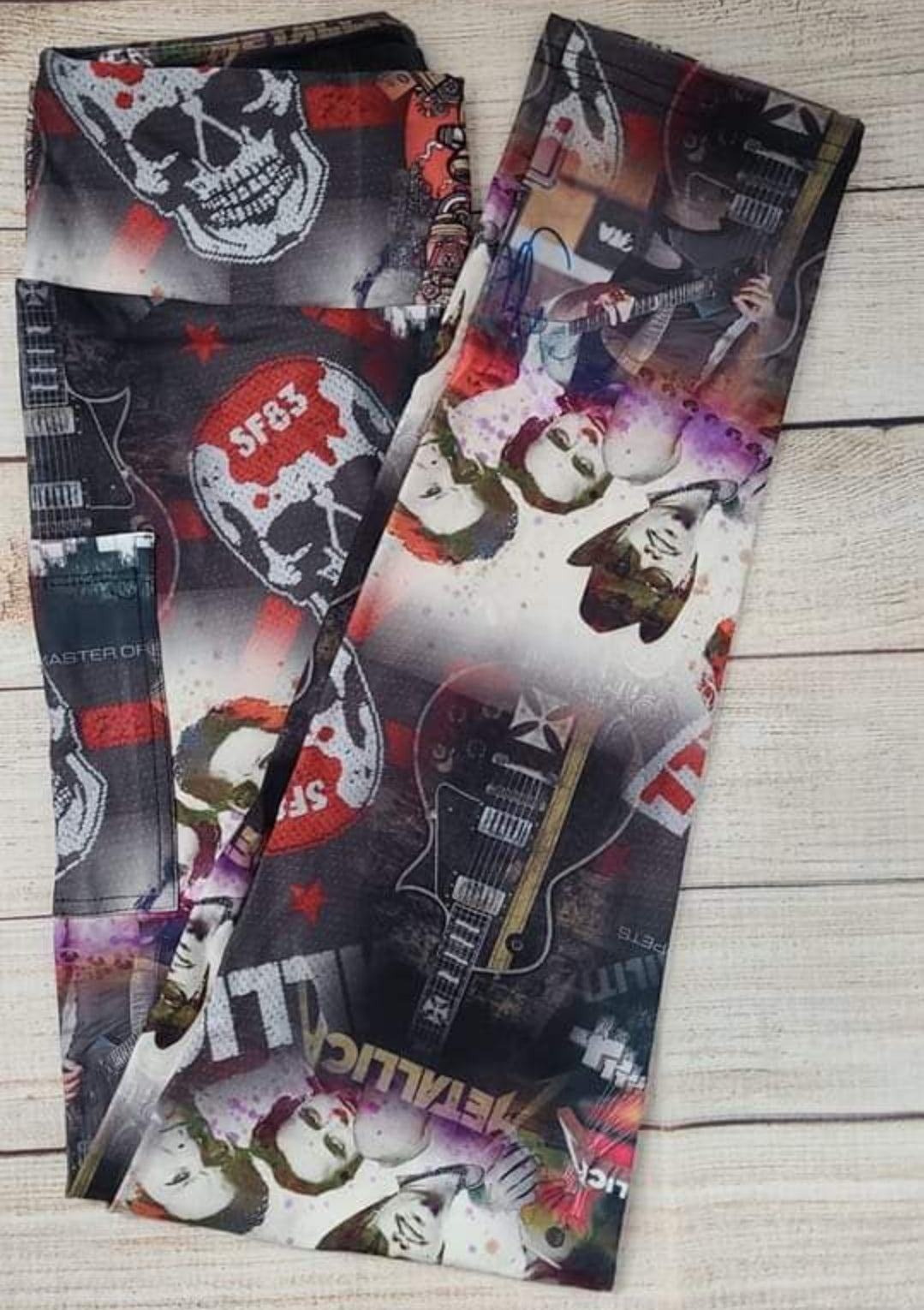 Metallica leggings, lounge pants and joggers