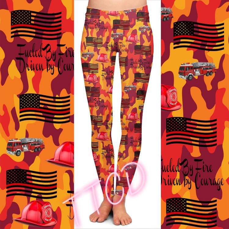 Thin red line legging