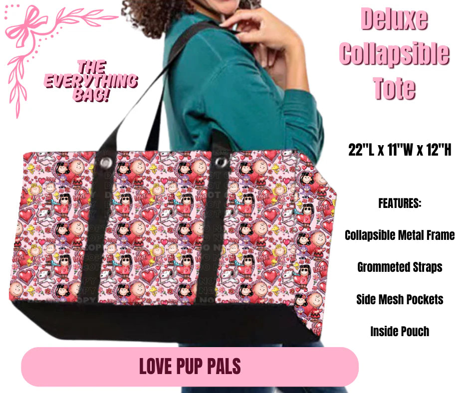 Love Pup Pals Collapsible Tote