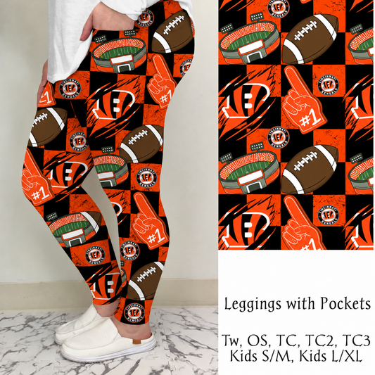 Bengals Leggings/Joggers | Run Ends 10/14 | ETA 42 days