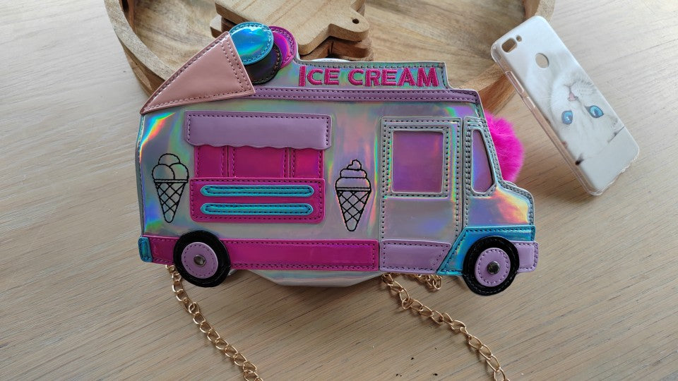 Ice cream truck or taxi handbag