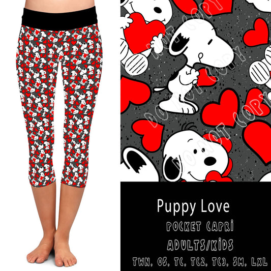 PUPPY LOVE CAPRI W/ POCKETS