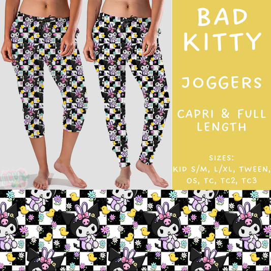 Batch #268 - November Request Run - Closes 1/10 - ETA late March - Bad Kitty Full and Capri Length Joggers