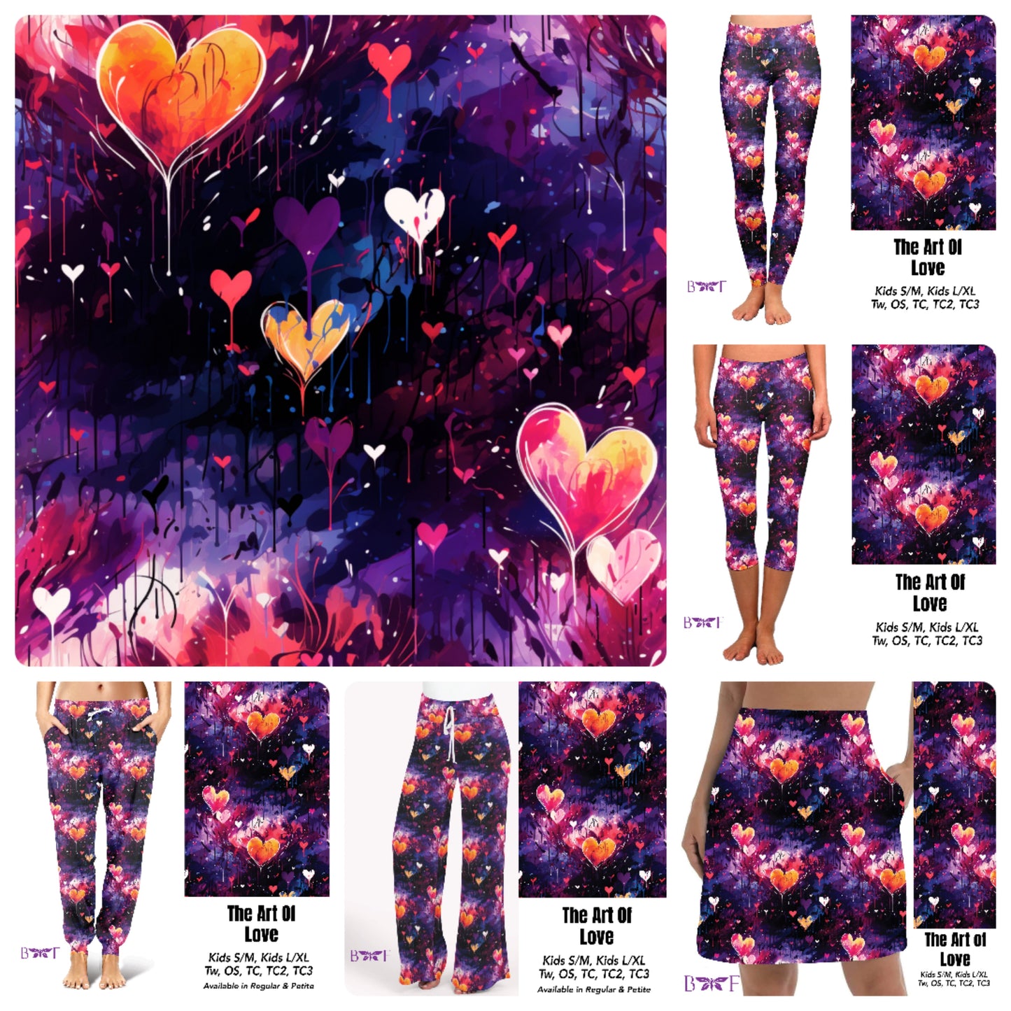 The art of love leggings with pockets