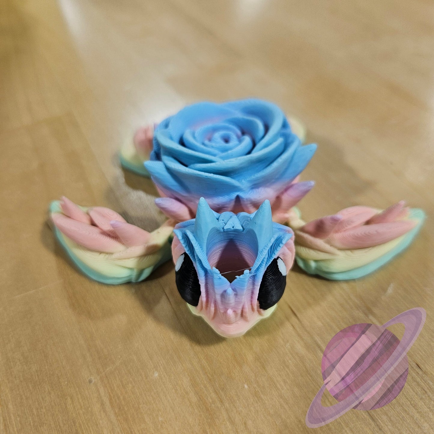 PASTEL ROSE TURTLE STRAW BUDDY