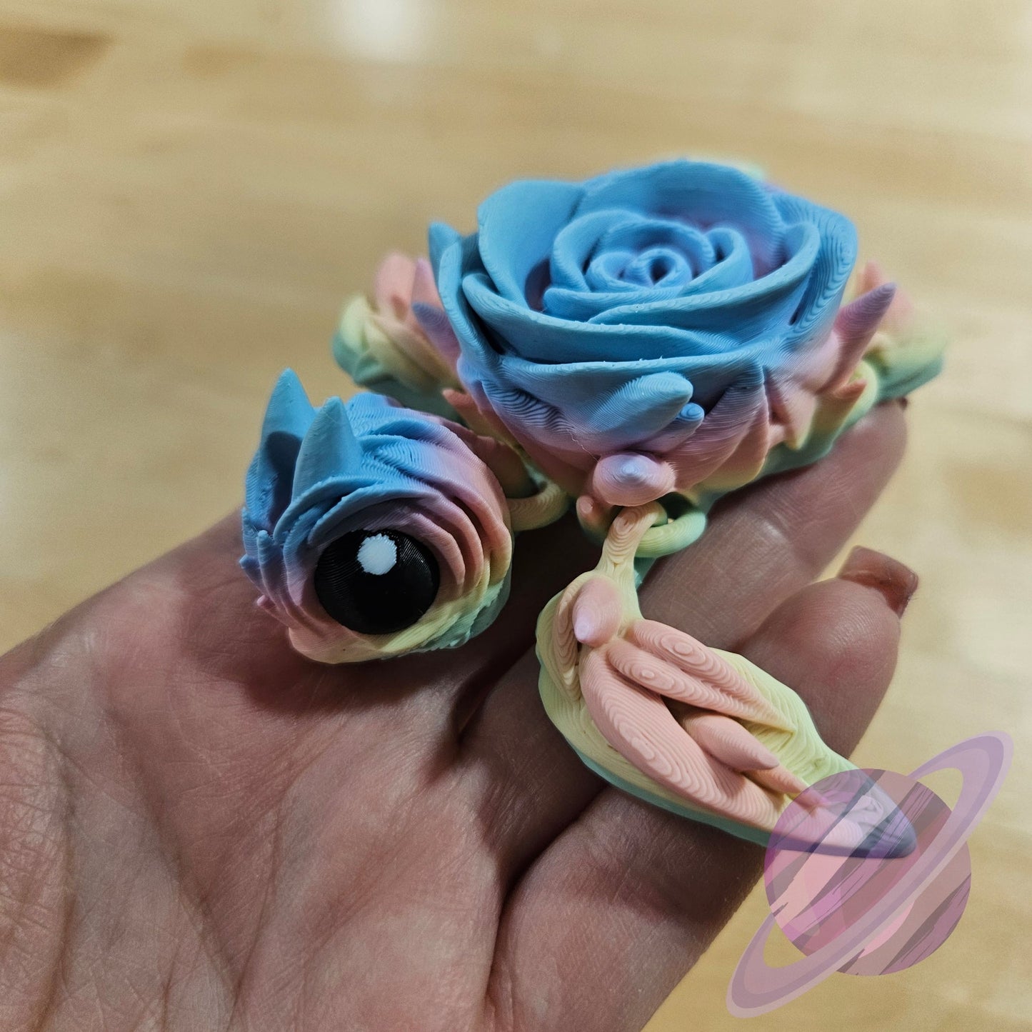 PASTEL ROSE TURTLE STRAW BUDDY