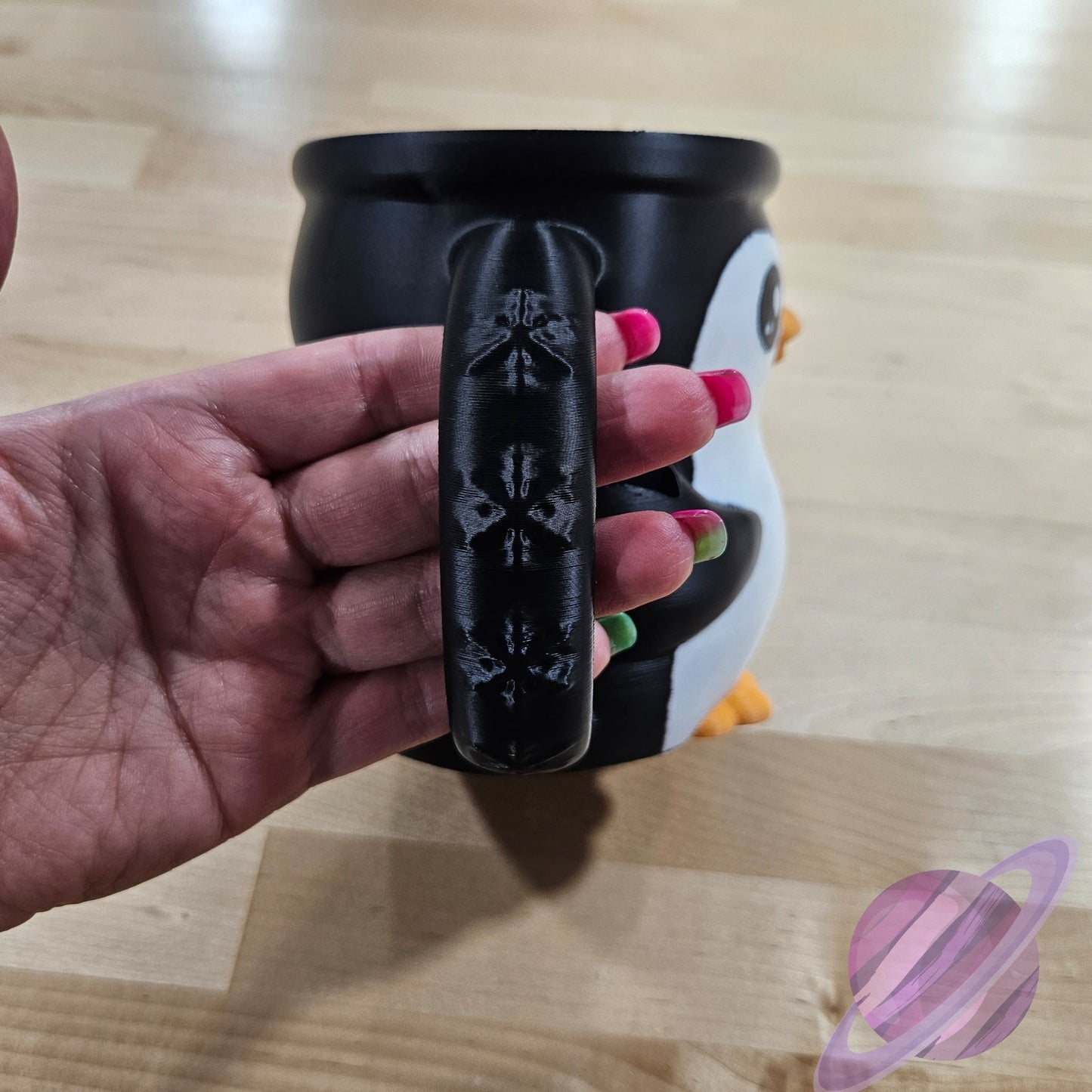 PEBBLE THE PENGUIN ICE CREAM PINT HOLDER