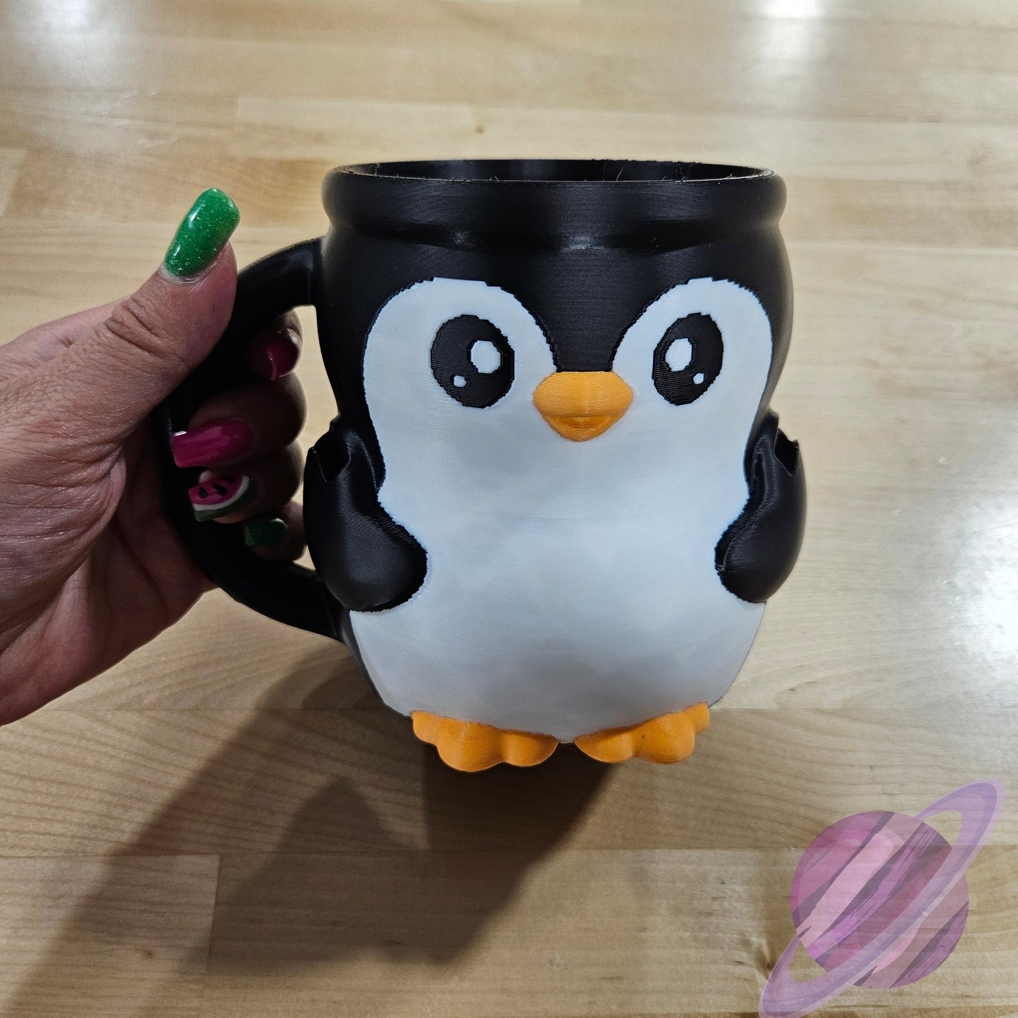 PEBBLE THE PENGUIN ICE CREAM PINT HOLDER