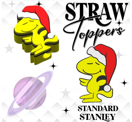 YELLOW BIRD- 3D PRINTED STRAW CHARM