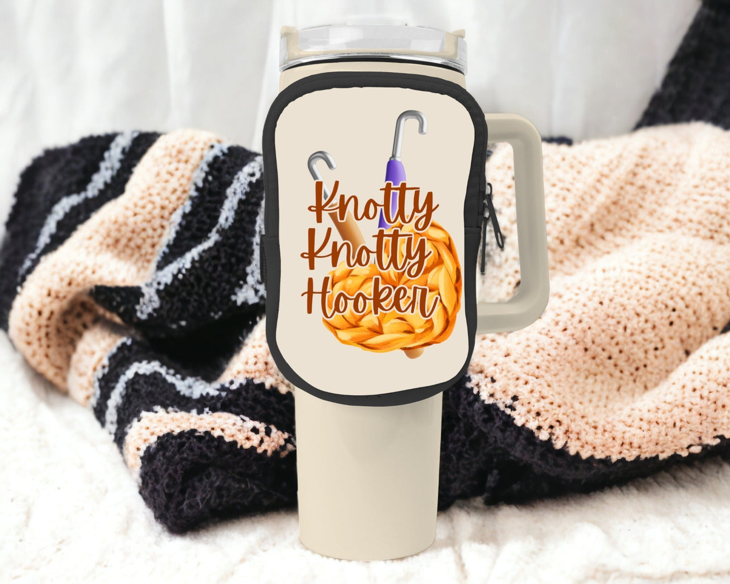 Knotty Hooker Zippered Pouch/Bag For 40oz Tumbler