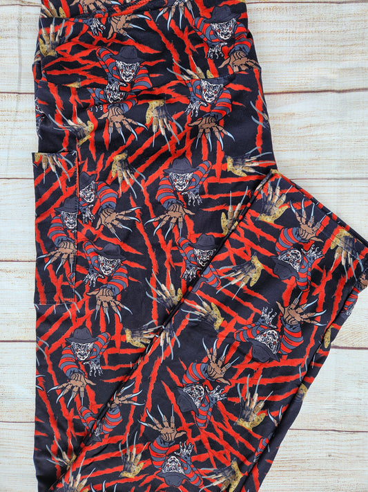 Slasher Freddy Ext Plus leggings with pockets