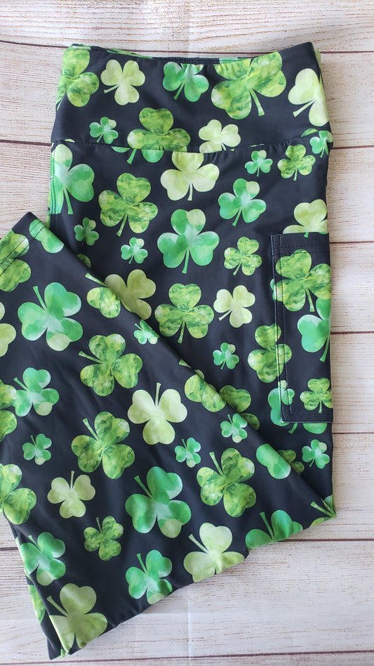 Shamrock capris with pockets