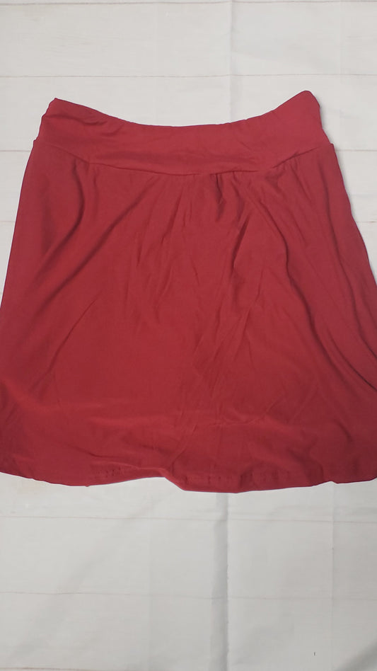 Red skorts