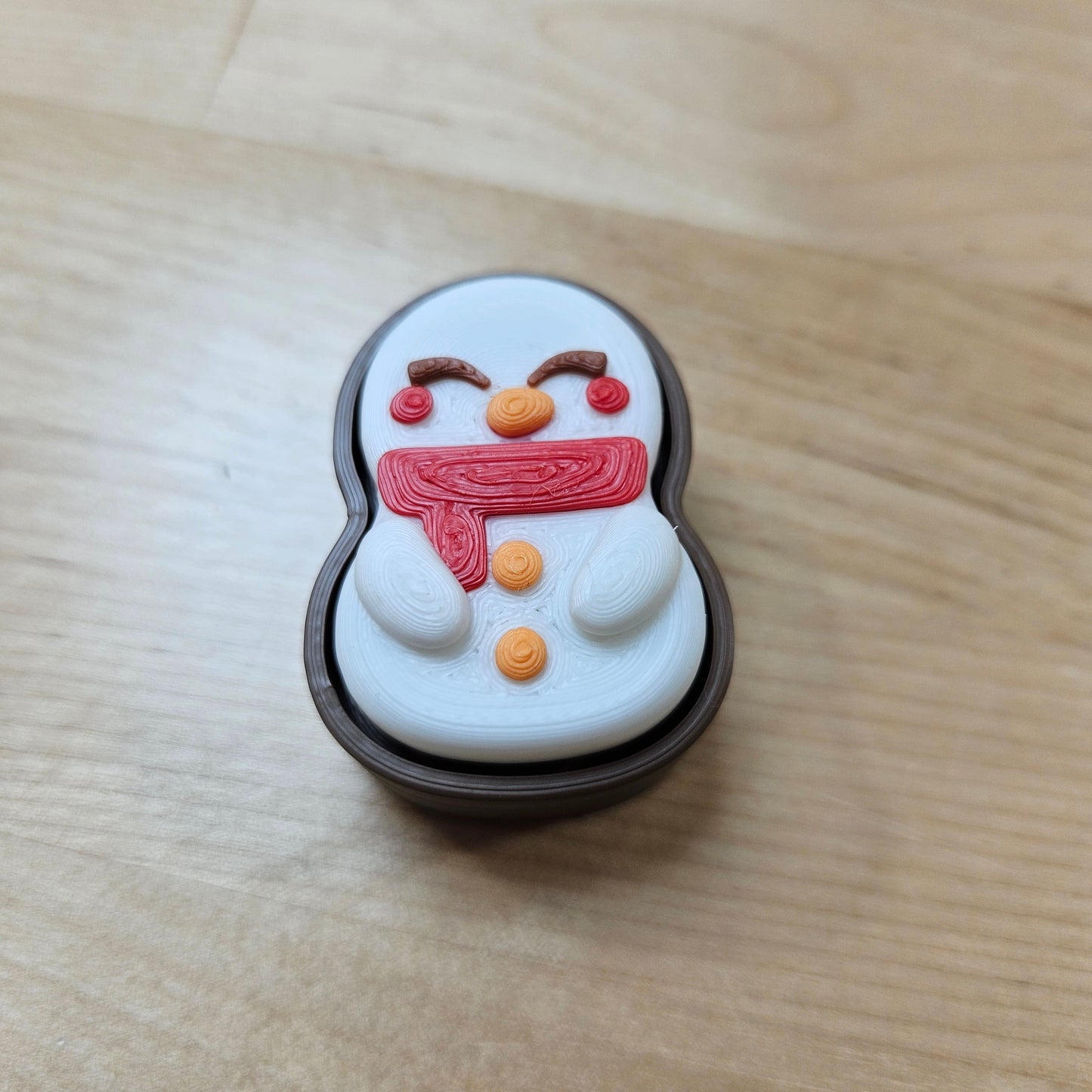 6 PACK- 3D PRINTED HOLIDAY CLICKER FIDGETS