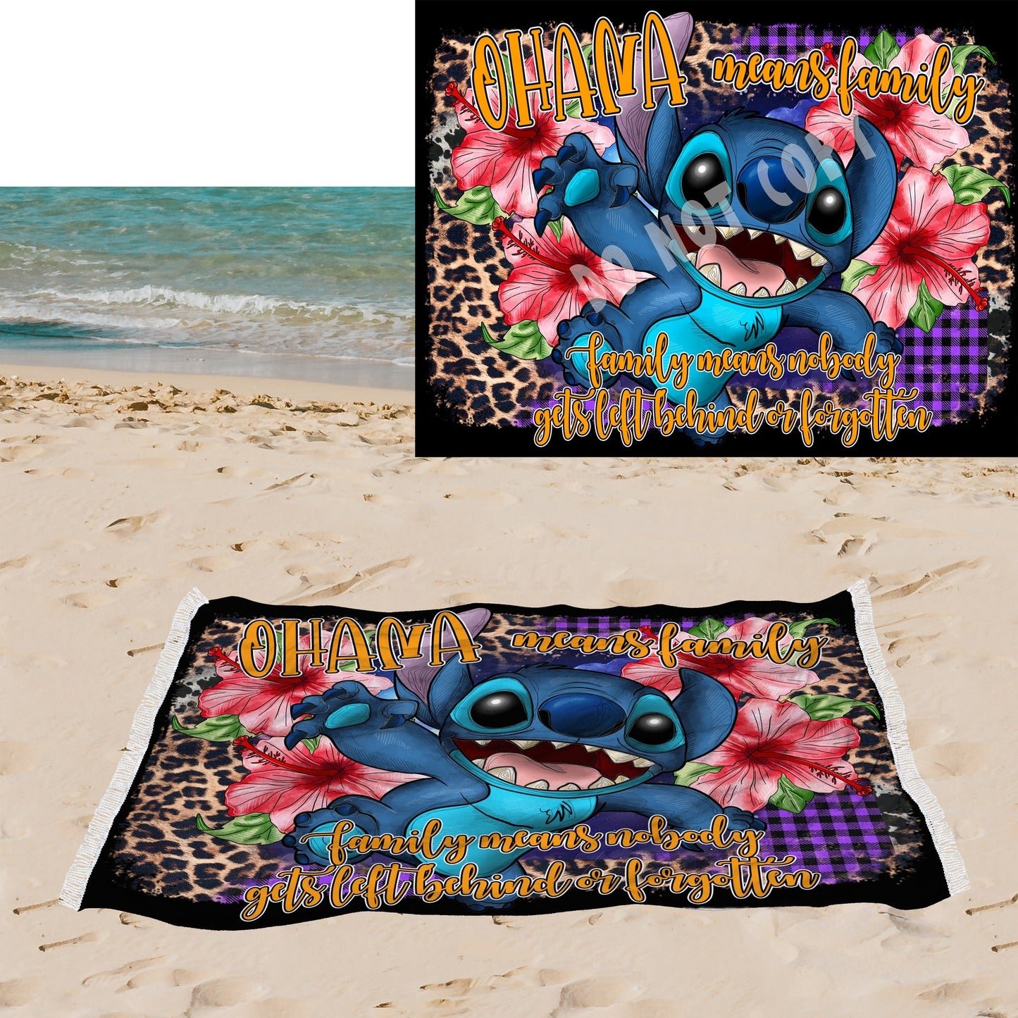 Ohana-OVERSIZED BEACH TOWEL 6-PREORDER CLOSING 3/20