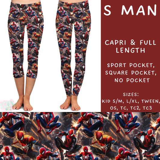 Batch #268 - November Request Run - Closes 1/10 - ETA late March - S Man Full and Capri Length Leggings