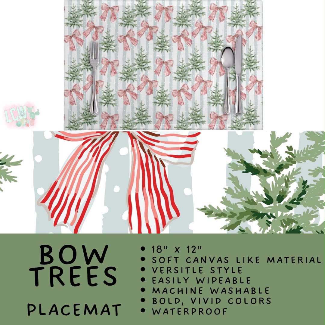 Batch #588 - Table Runners - Closes 9/21 - ETA early/mid Nov - Bow Trees Placemat