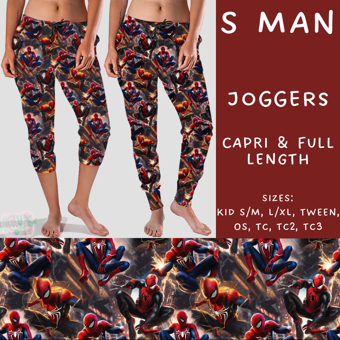 Batch #268 - November Request Run - Closes 1/10 - ETA late March - S Man Full and Capri Length Joggers