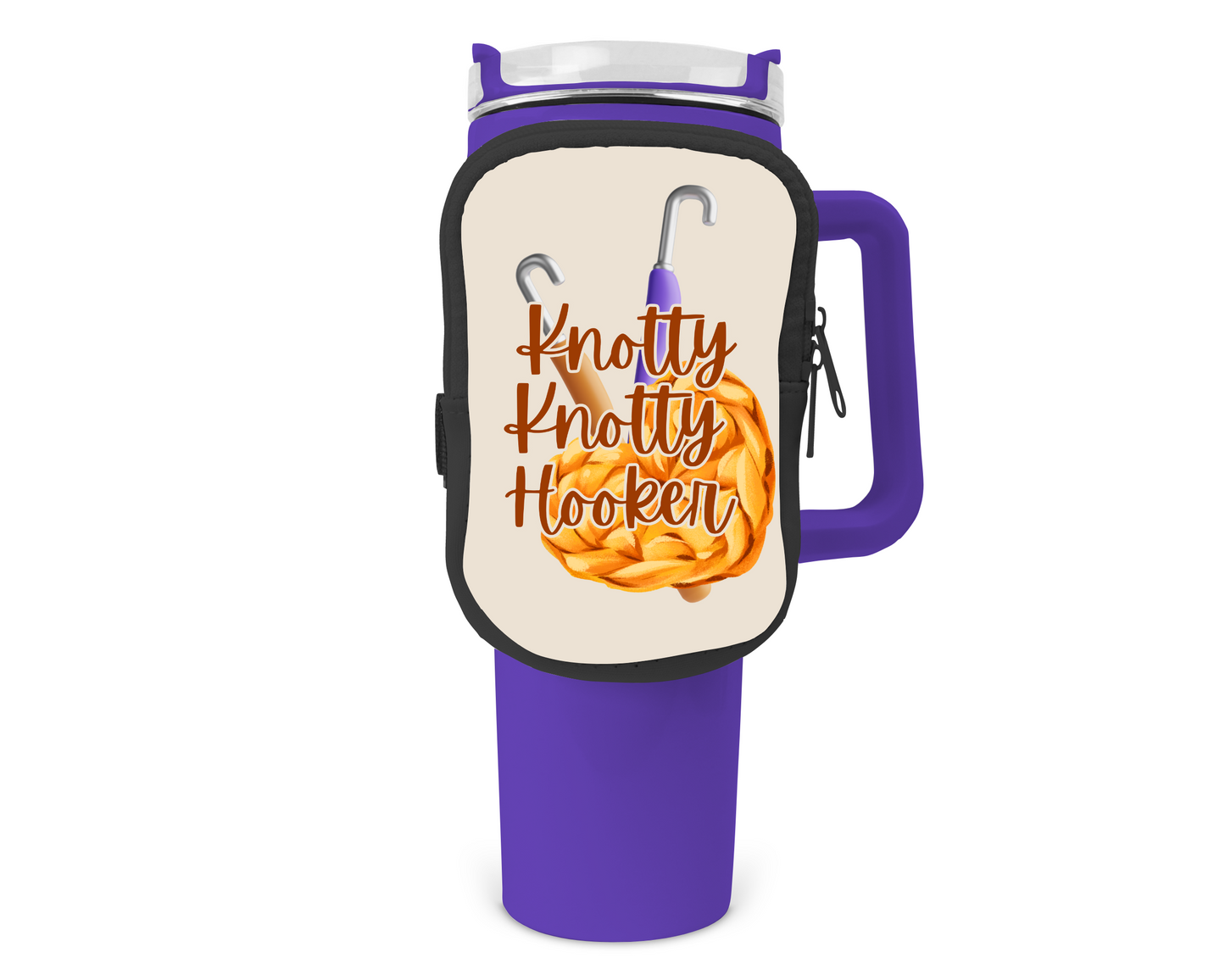 Knotty Hooker Zippered Pouch/Bag For 40oz Tumbler