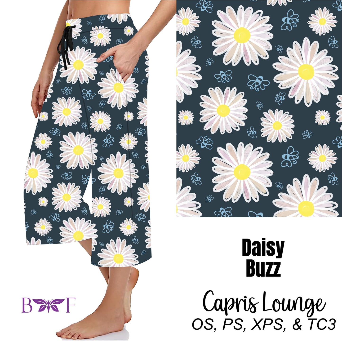 Daisy Buzz Capris and shorts