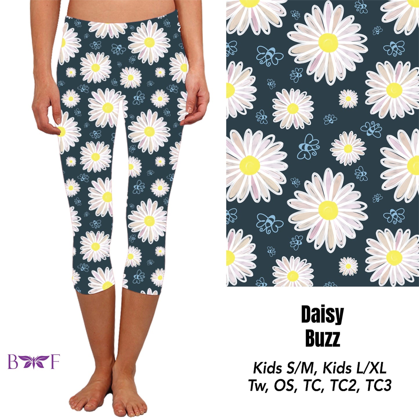 Daisy Buzz Capris and shorts