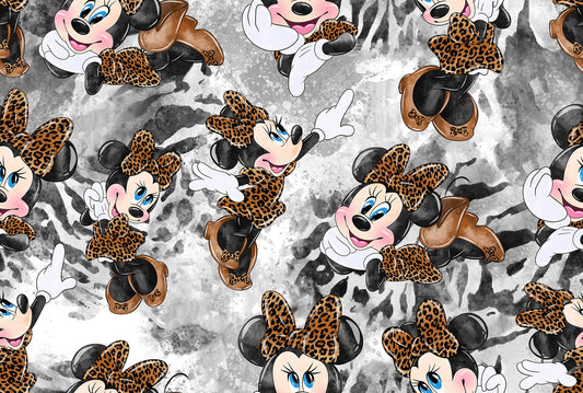 Leopard Bow leggings, capris, and skort with pockets