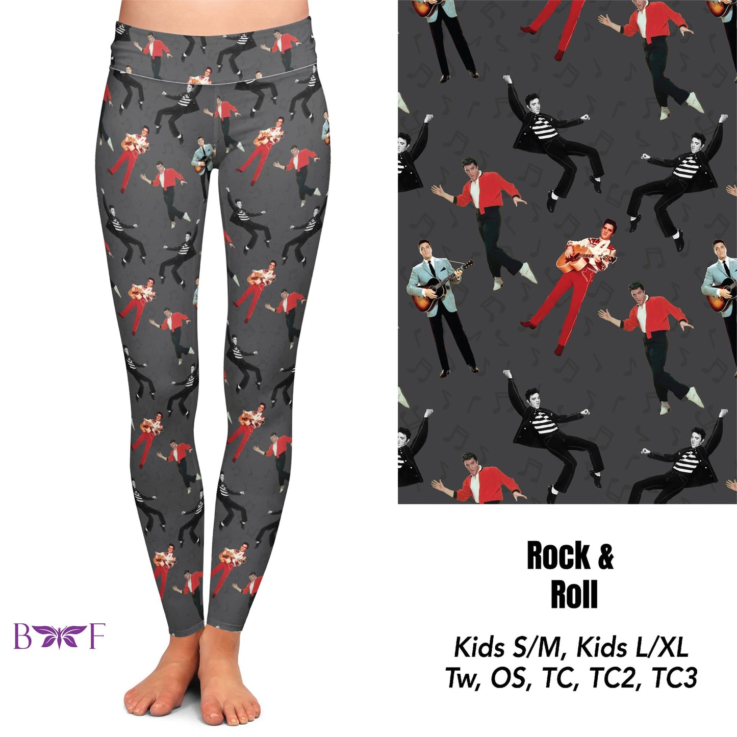 Rock & Roll Leggings with pockets, capri lounger