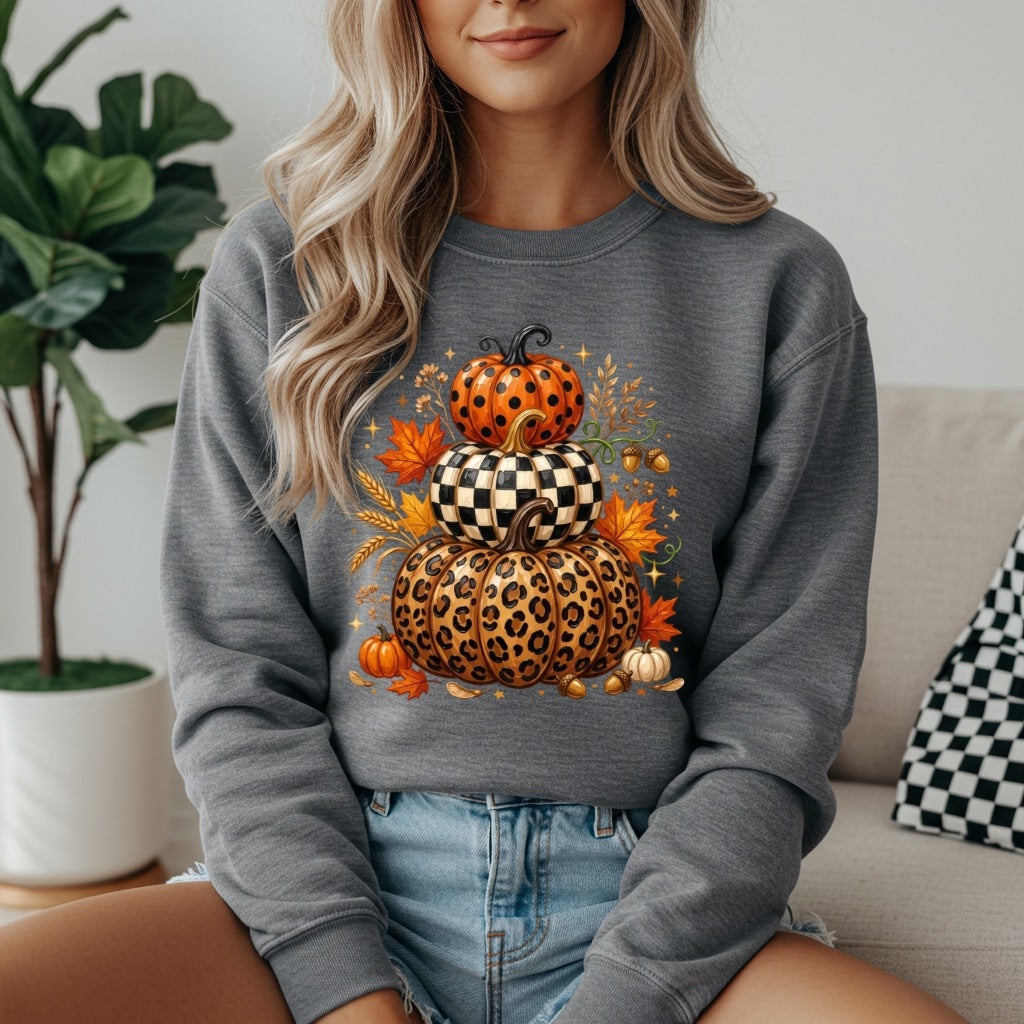 Fall Pumpkin Trio Sweatshirt