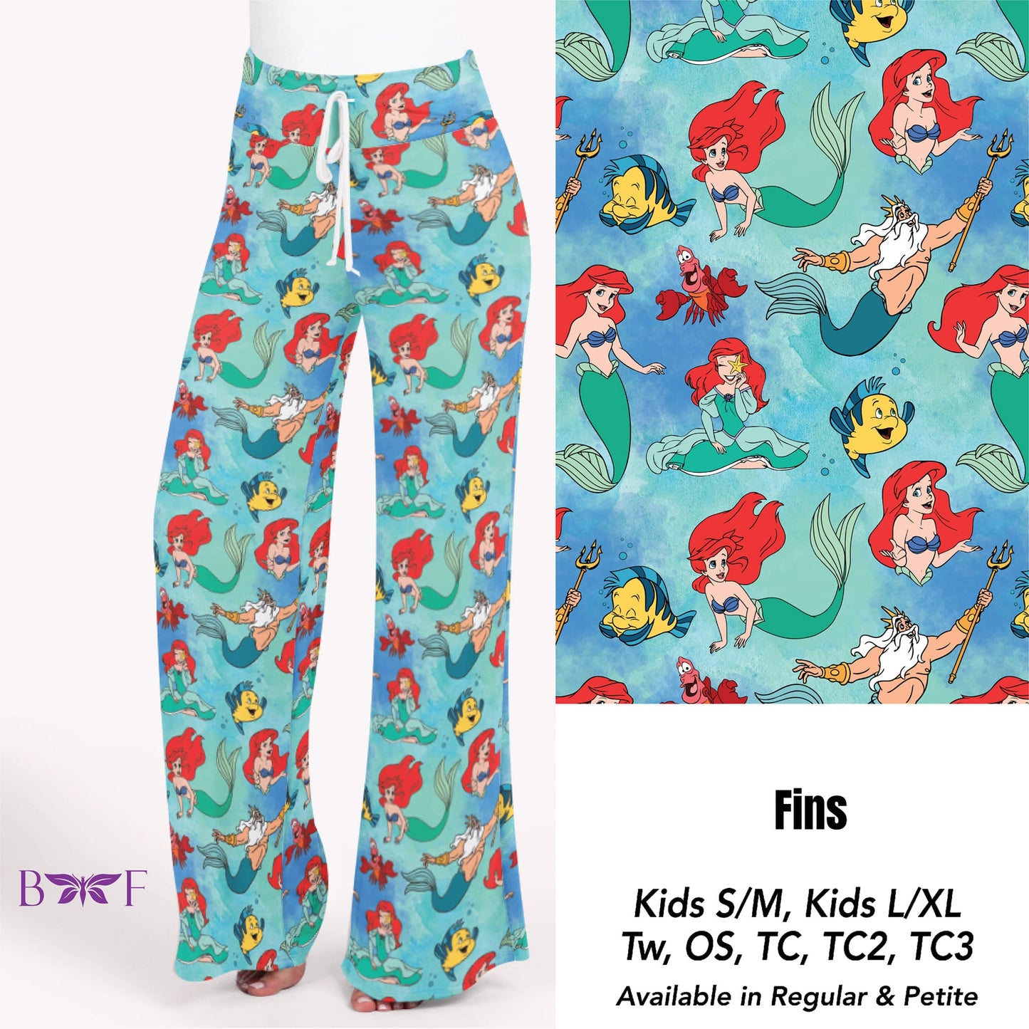 Fins Leggings and Capris with pockets