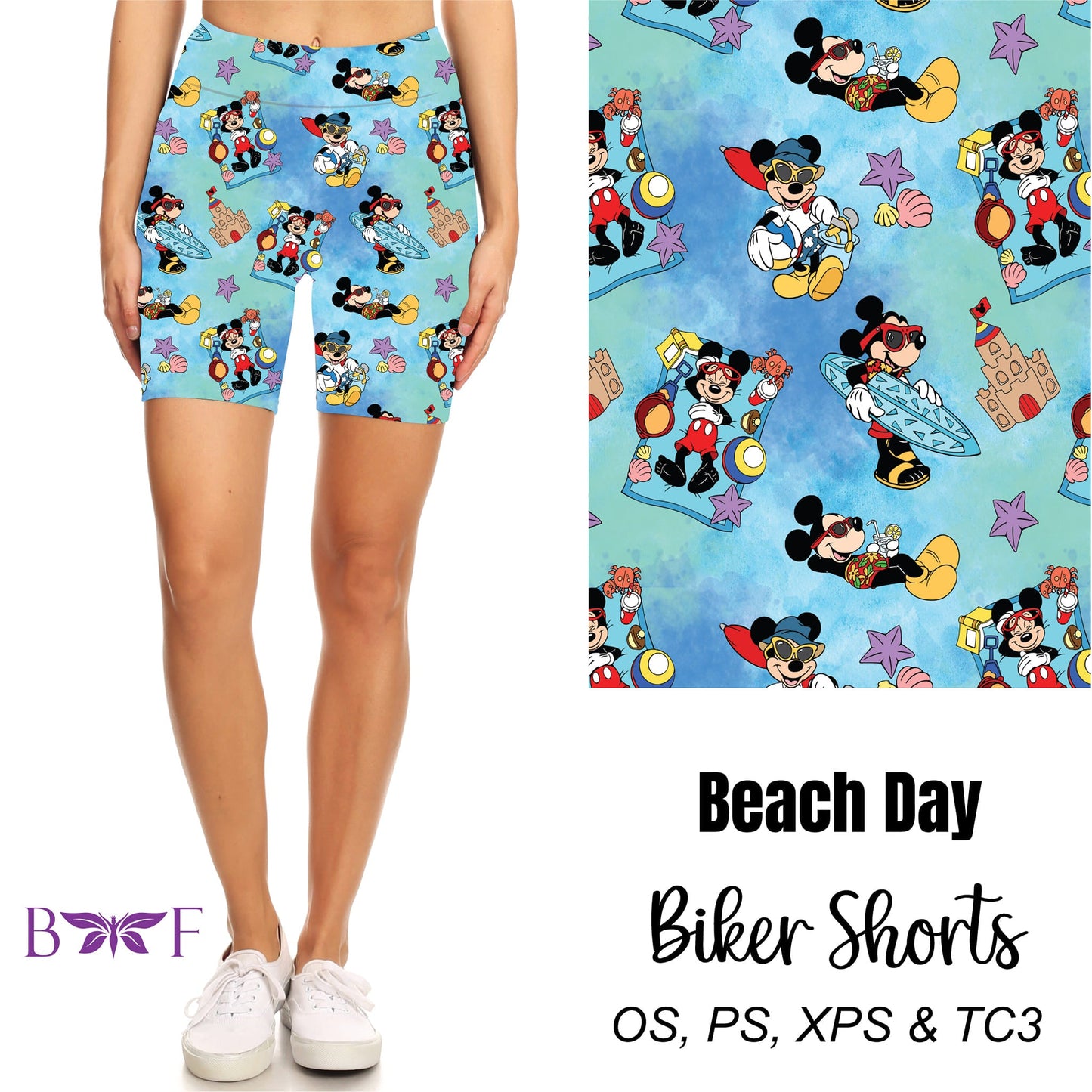 Beach Day kids leggings, Capris and biker shorts