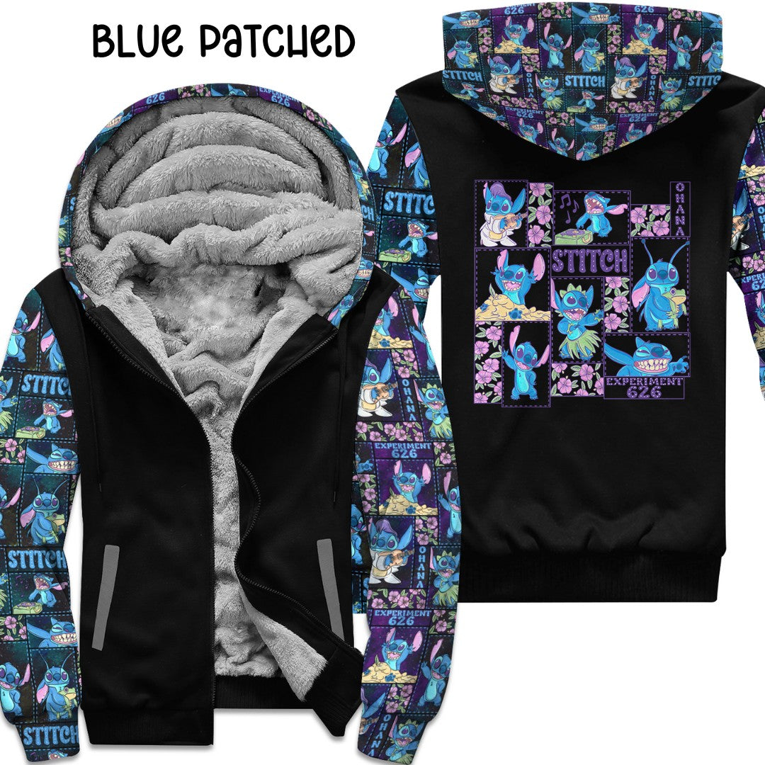 BLUE PATCHED- FLEECE/COTTON LINED JACKETS RUN 12 PREORDER CLOSING 11/29