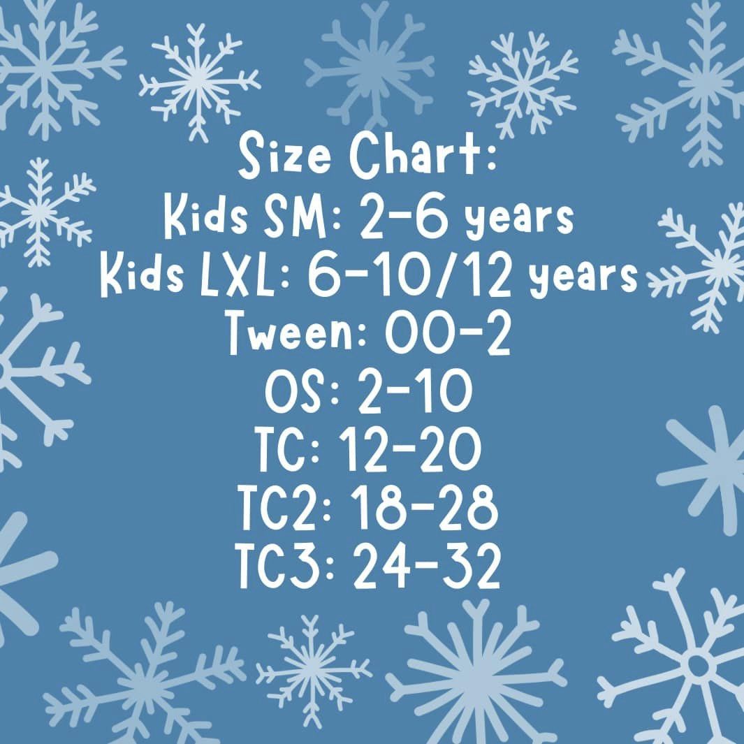 Ready To Ship - Ice Castle Full Leggings  - Kids SM