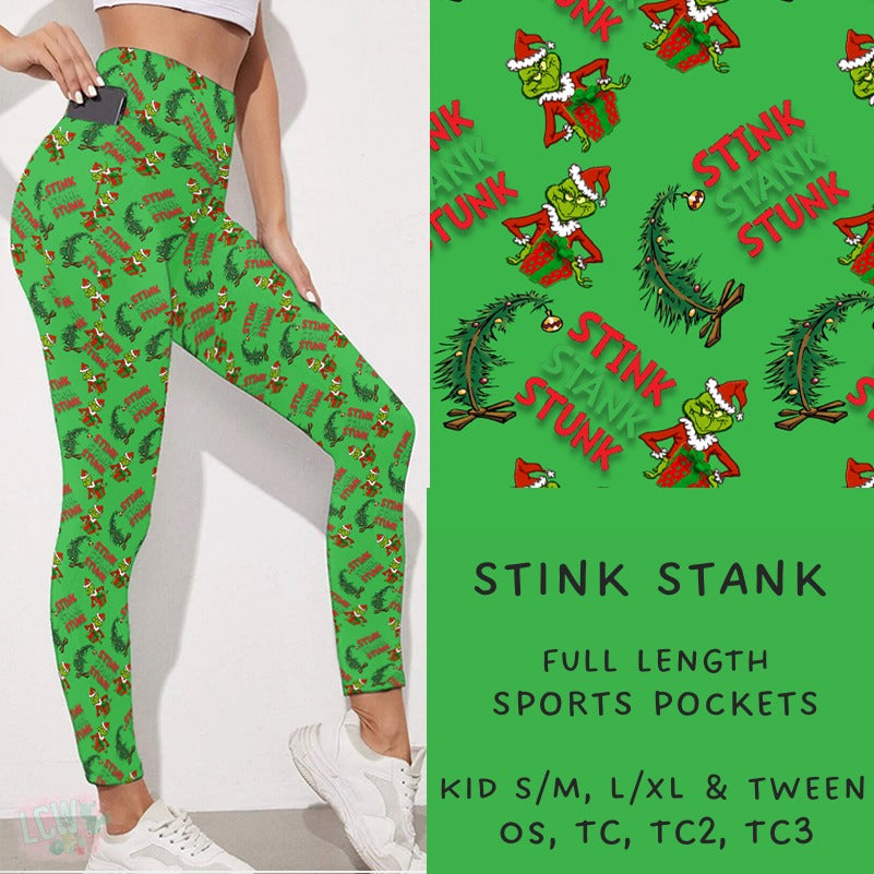 Ready To Ship - Stink Stank Leggings