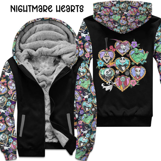 NIGHTMARE HEARTS- FLEECE/COTTON LINED JACKETS RUN 12 PREORDER CLOSING 11/29