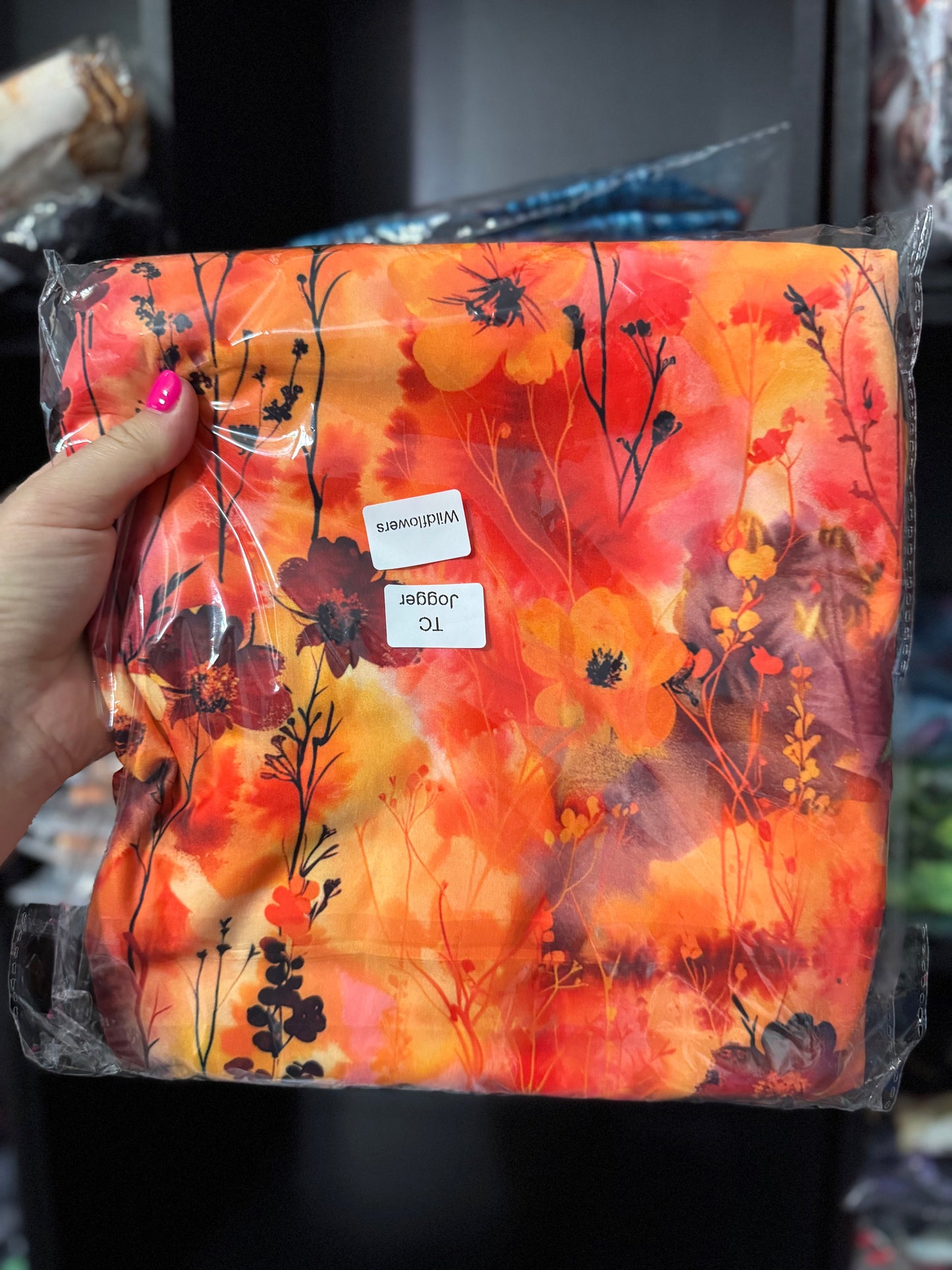 Ready To Ship - Wild Flowers Joggers - TC