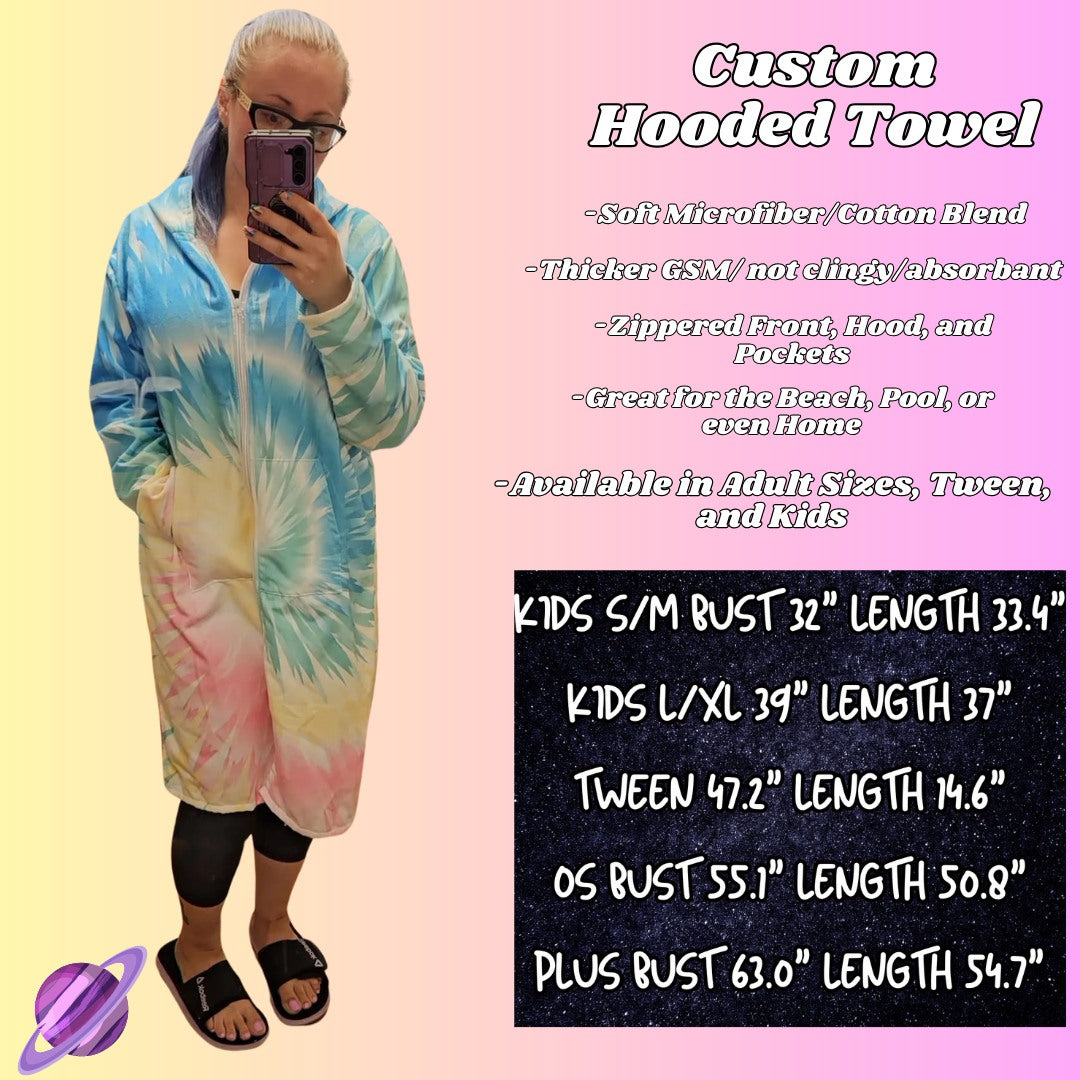 FLAMINGO- HOODED TOWEL