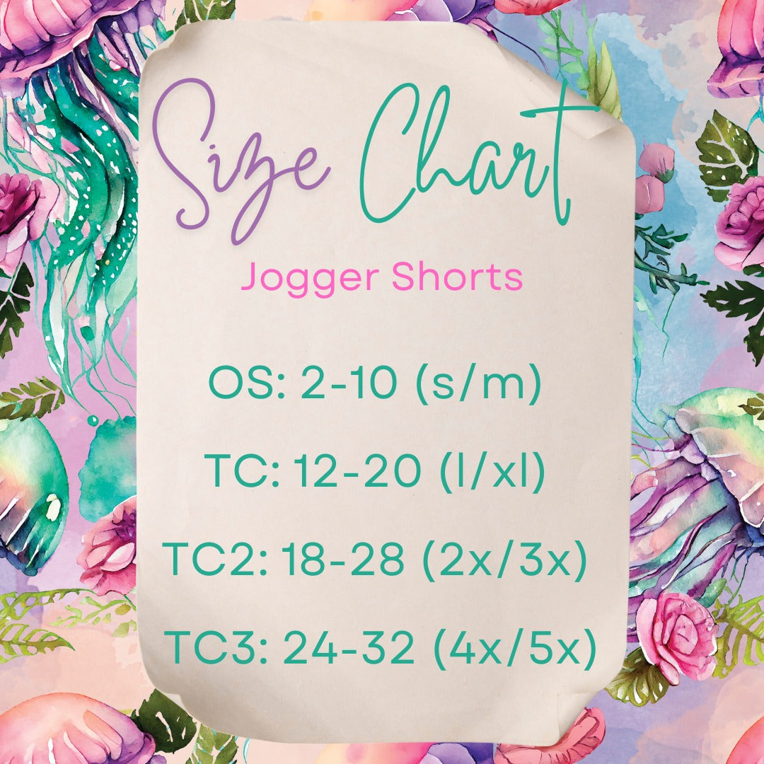 Batch #530 - Sea Life - Closes 5/15 - ETA mid July - Jellyfish Biker & Jogger Shorts