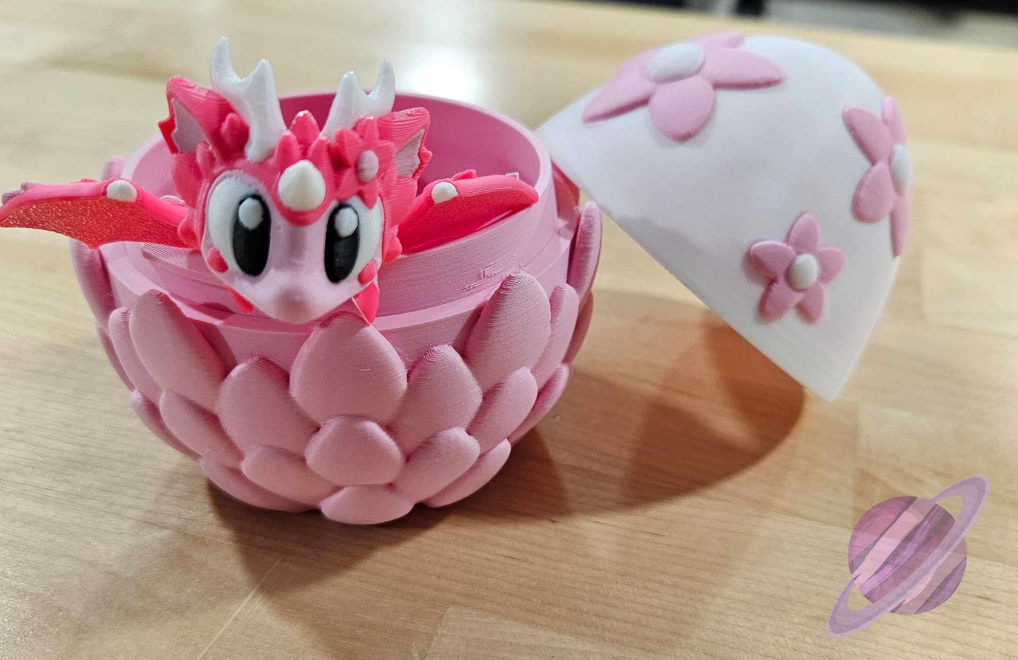 PINK SAKURA DRAGON AND EGG