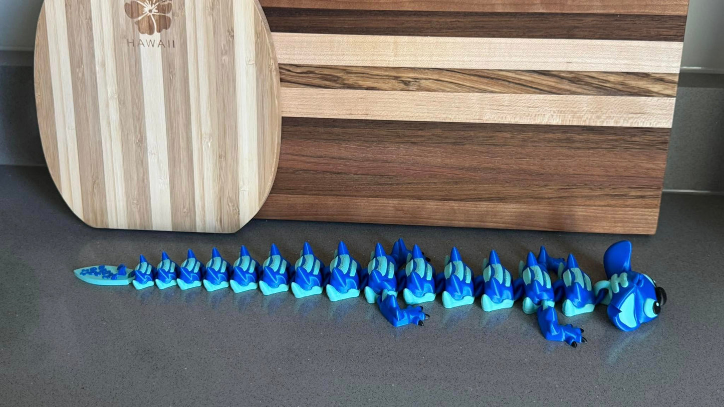 PINK ALIEN ARTICULATED DRAGON