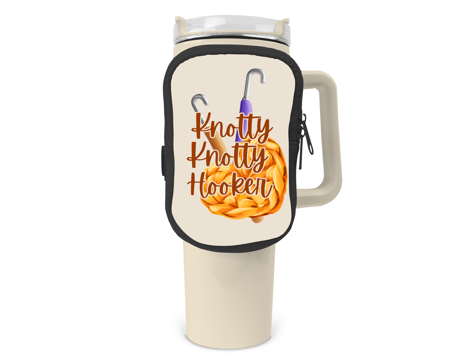 Knotty Hooker Zippered Pouch/Bag For 40oz Tumbler