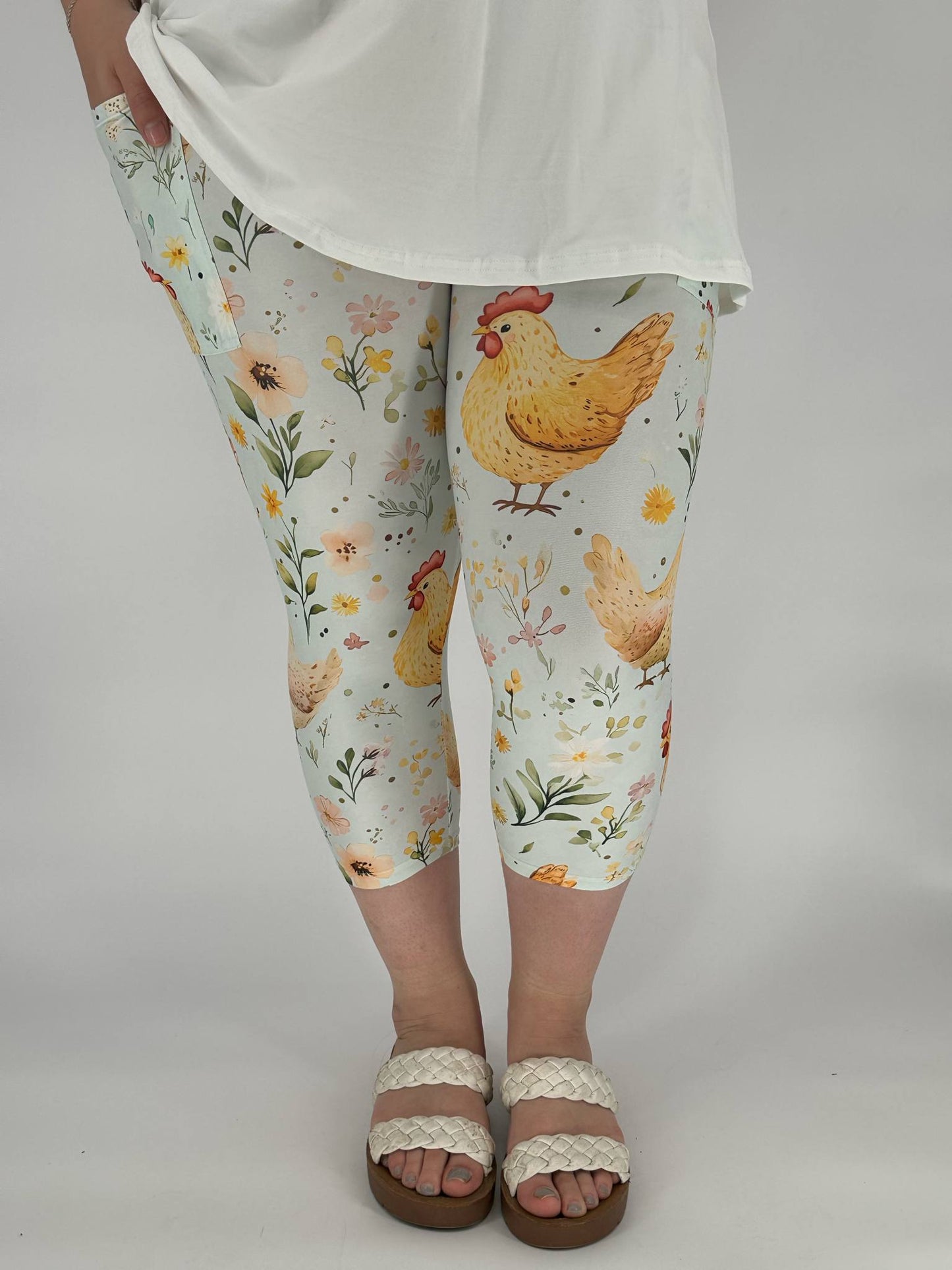 Cluck Cluck Capri w/ Pockets