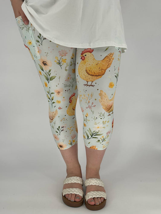 Cluck Cluck Capri w/ Pockets