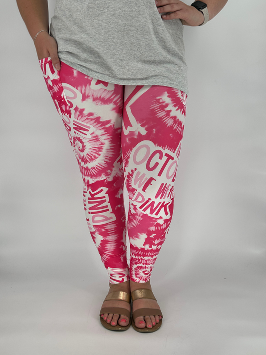 We Wear Pink Leggings w/ Pockets