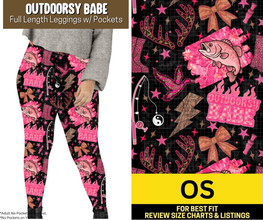 Outdoorsy Babe Full Length Leggings w/ Pockets
