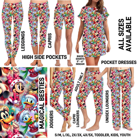 RTS - Magical Besties Leggings with High Side Pockets
