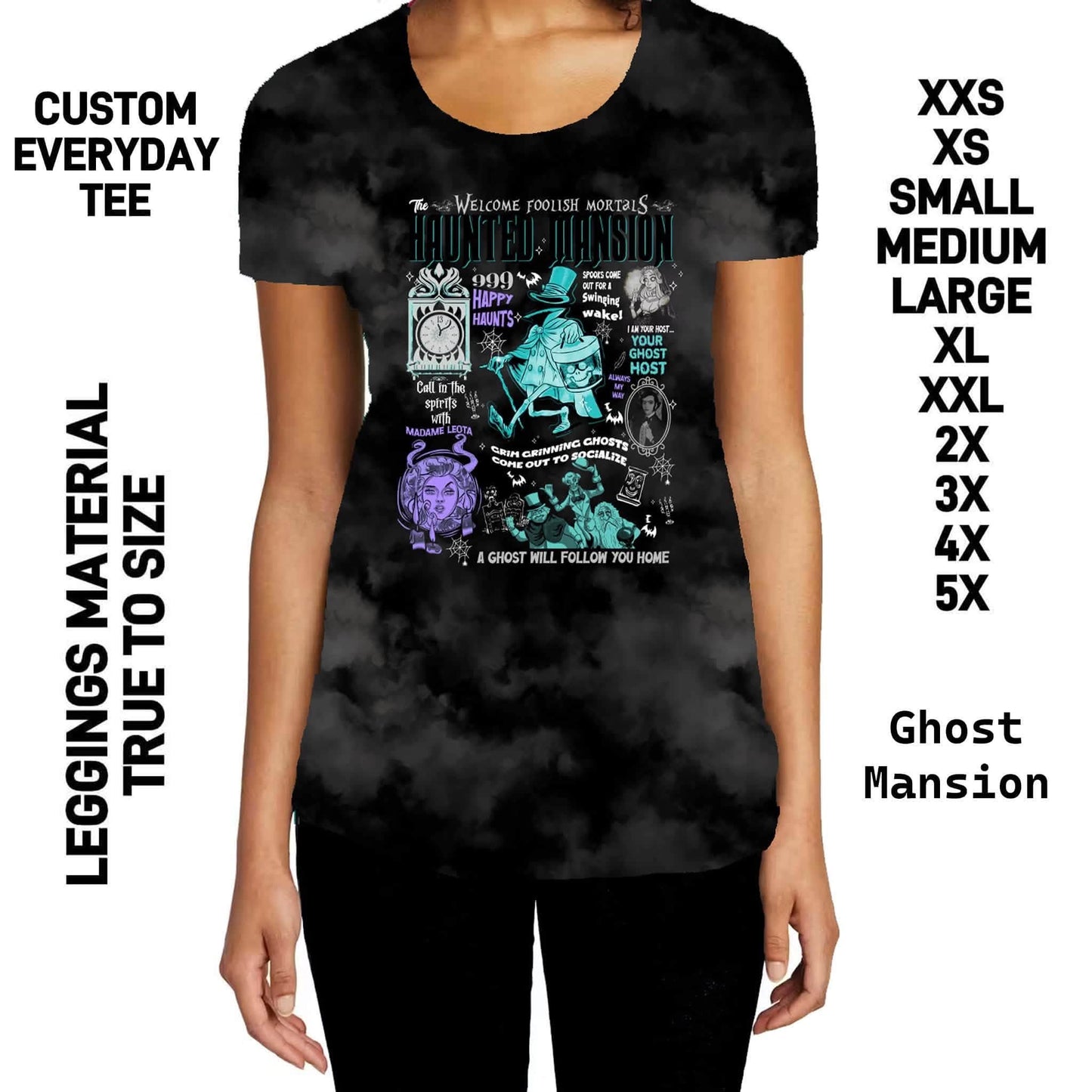 300BT - Ghost Mansion Everyday Tee  - Preorder Due 10/4 ETA: Early Dec