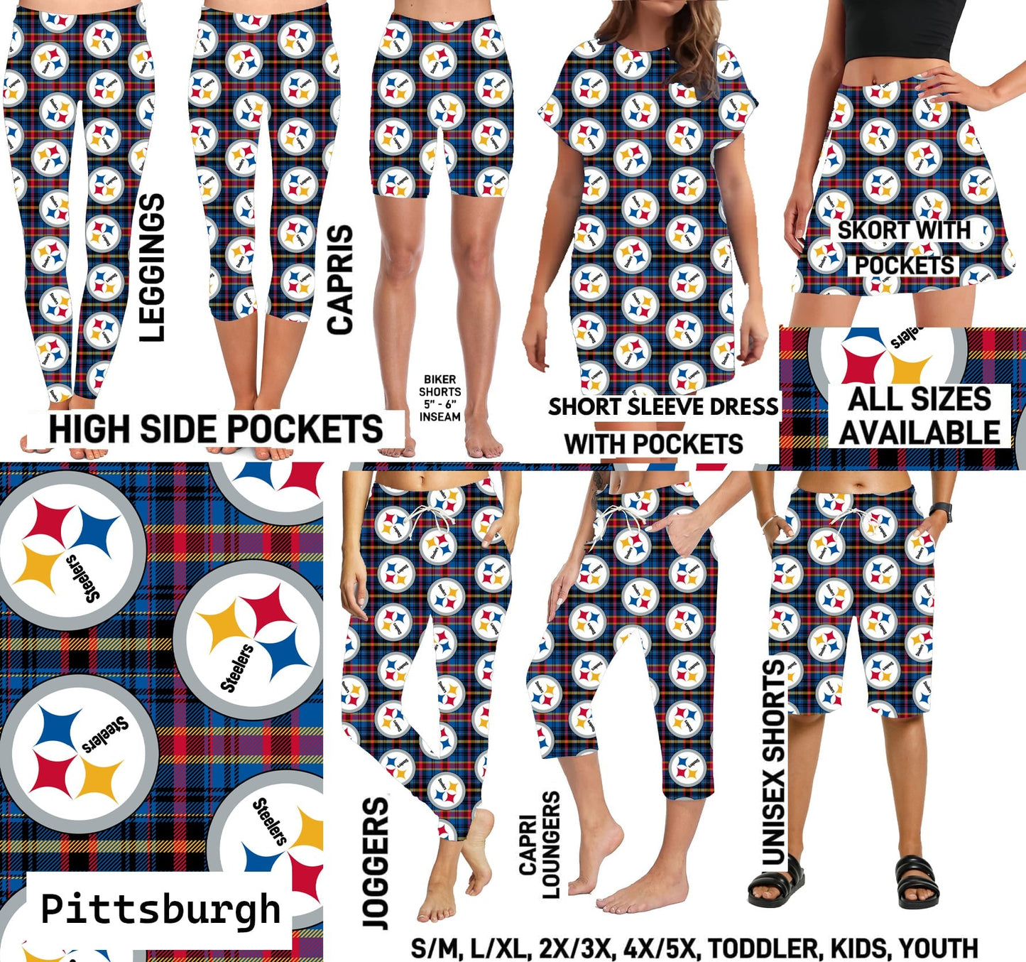FTBP - Pittsburgh FB Plaid - Preorder Due 9/30 ETA: Mid-Nov