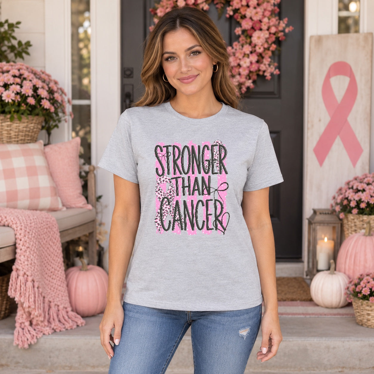 Stronger Then Cancer Tshirt